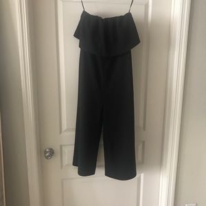 SHEIN Black strapless romper